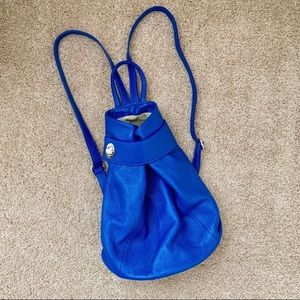 Cobalt Blue Backpack/Purse